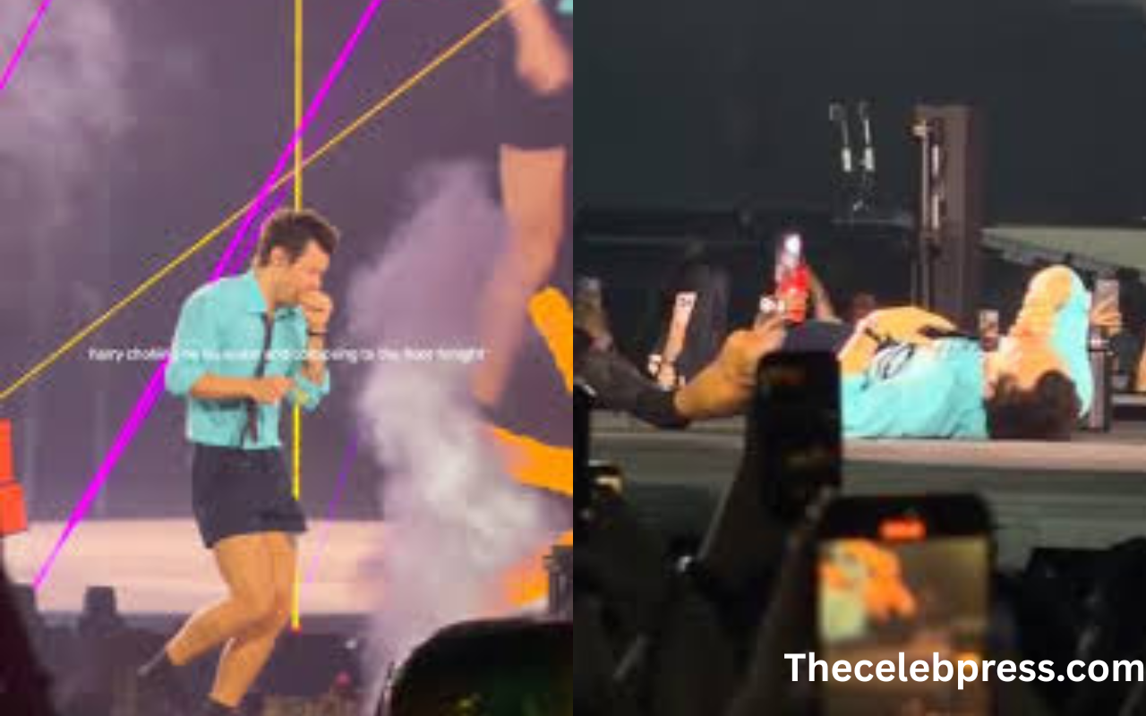 Harry Styles Briefly Collapses After Choking on Water During Wembley Heatwave Performance