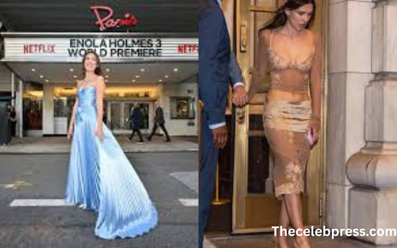 Millie Bobby Brown Trades Cinderella Corset Gown for Totally Sheer Separates at Enola Holmes 3 Premiere