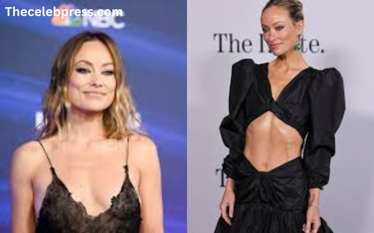 Olivia Wilde Makes a Splash on ‘The Invite’ Red Carpet in an Ab-Baring Ballgown