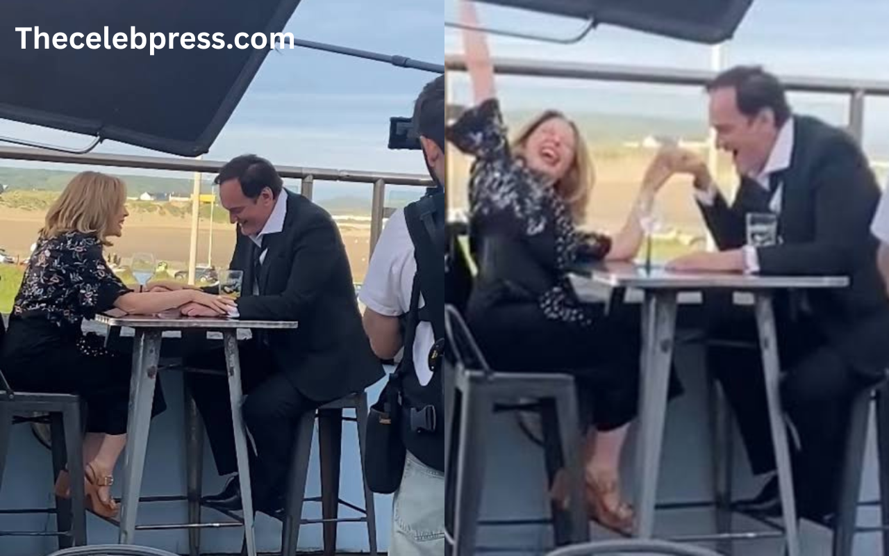 Quentin Tarantino and Kylie Minogue Surprise Welsh Town While Filming New Movie Together