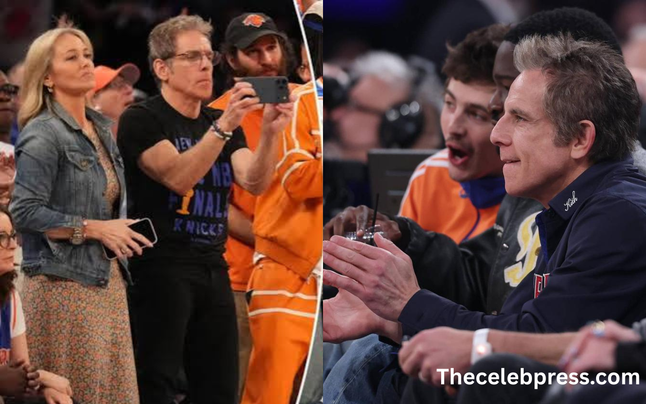 Secret reason why Ben Stiller is filming all the action from courtside seats at Knicks games